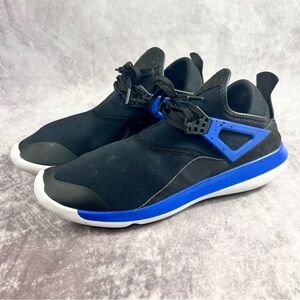 Jordan Fly 89 Shoes Mens Black Blue Lunarlon Trainers Gym  Casual Walking Nike